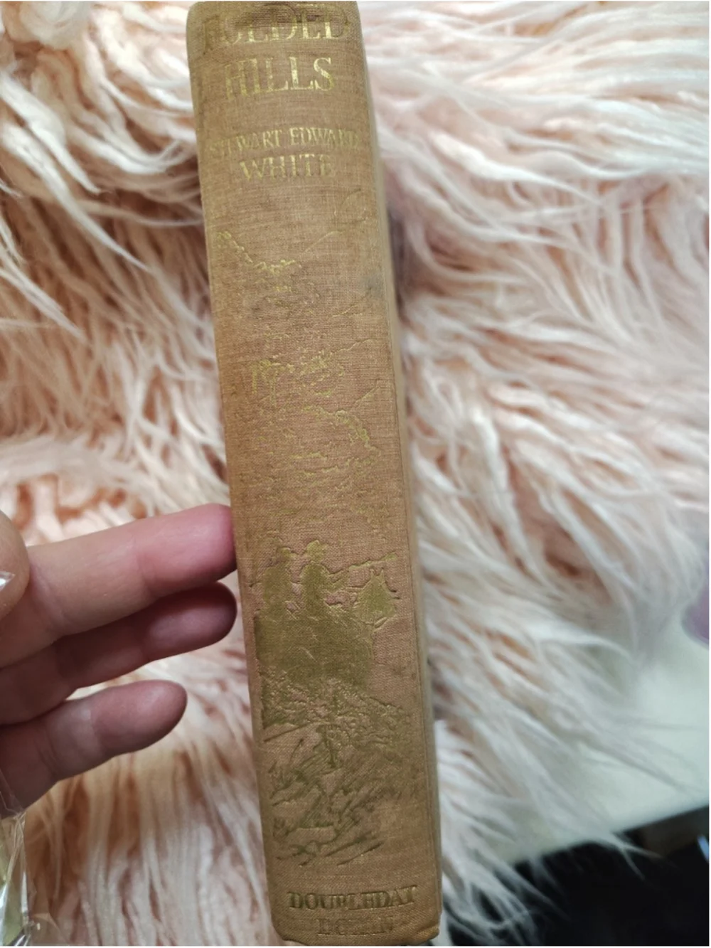 Stewart Edward White Folded Hills 1934 Hardcover No Dust Jacket